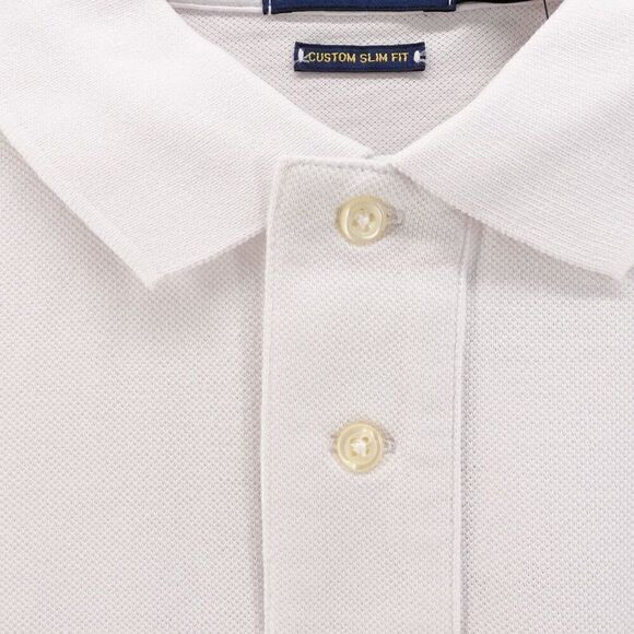 Polo Ralph Lauren Men's Slim Fit Polo Bear Polo Shirt White XXL - Picture 3 of 12